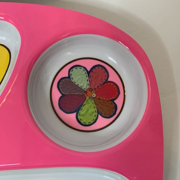 HOME Set of 2 Melamine Sectioned Plates - Picture 8 of 10